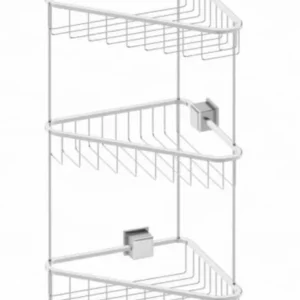 Półka Siatkowa Narożna Łazienkowa Chrom * Taurus art158