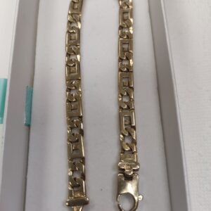 Złota bransoletka 22cm, 21,56g złoto 585 Debica