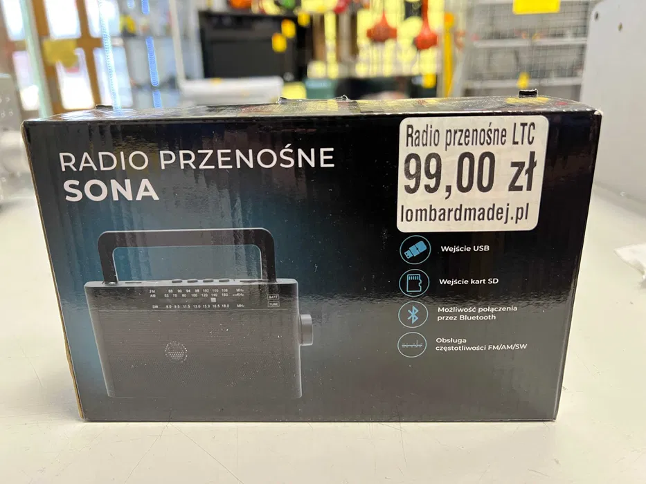 Radio Przenośne USB, SD, Bluetooth, Akumulator * NOWE * GW24