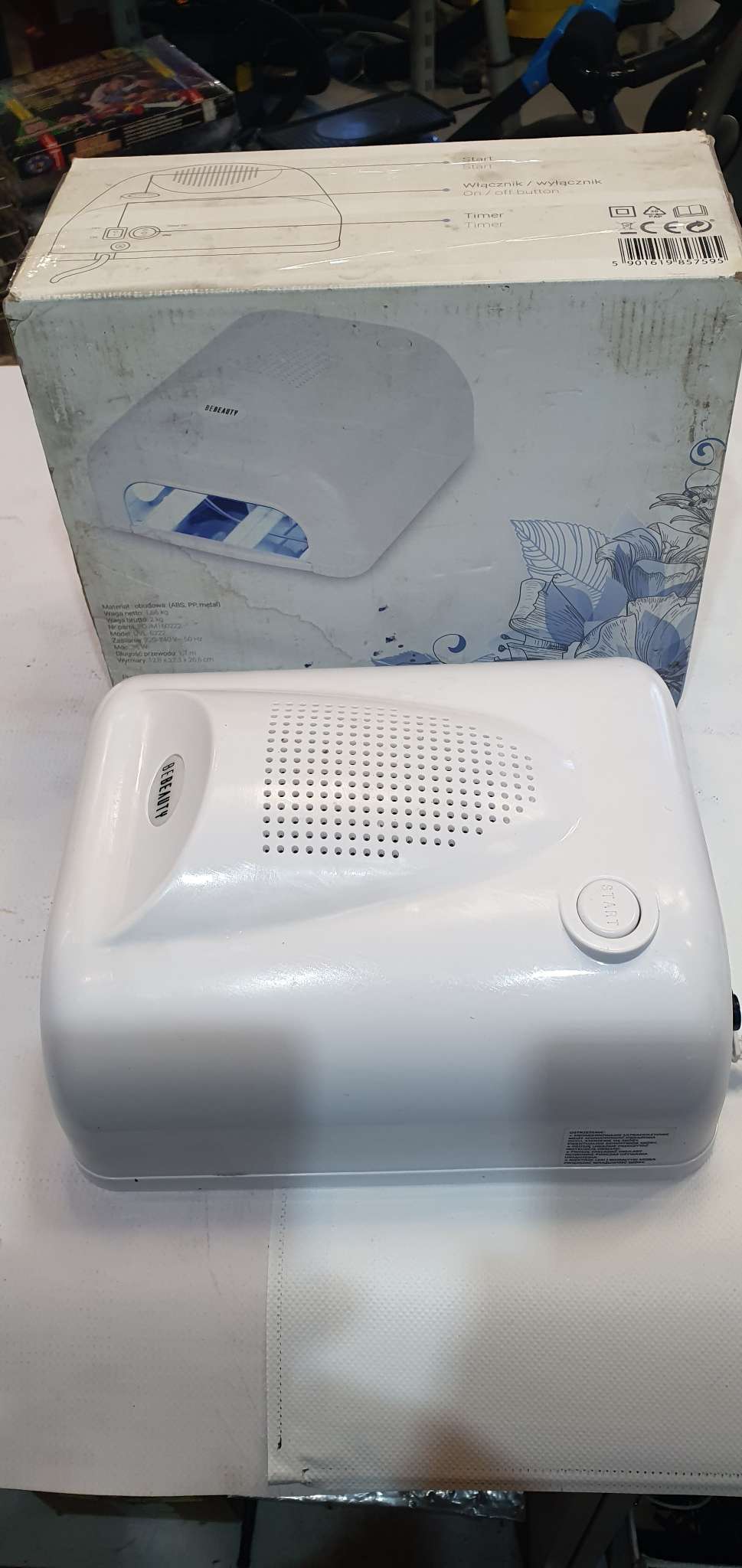 Lampa UV do paznokci Bebeauty - komismadej.pl