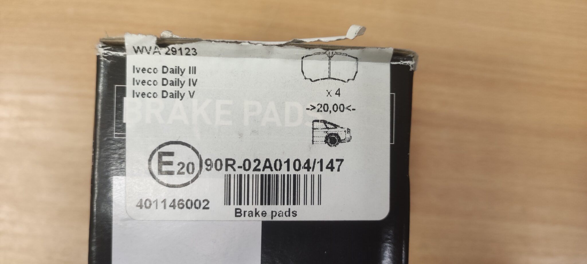 Klocki hamulcowe STARLINE IVECO DAILY -Komis MADEJ Dębica - obrazek 2