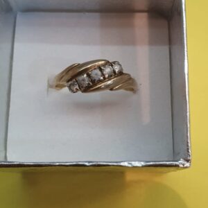 Pierścionek zloty 14 k /585/ 2,14 g. R 20 - komismadej.pl Gorlice