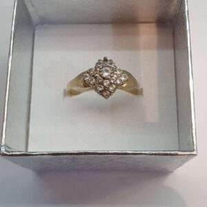 Pierścionek złoty 14k /585/ 2,56 g. R 18 - komismadej.pl Gorlice