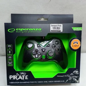 Pad przewodowy Esperanza Pirate czarny XBOX ONE, XBOX SERIES X/S