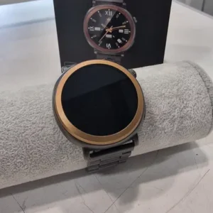 Smartwatch męski na brasolecie czarny Glacierx Theron czarny Gw-2027