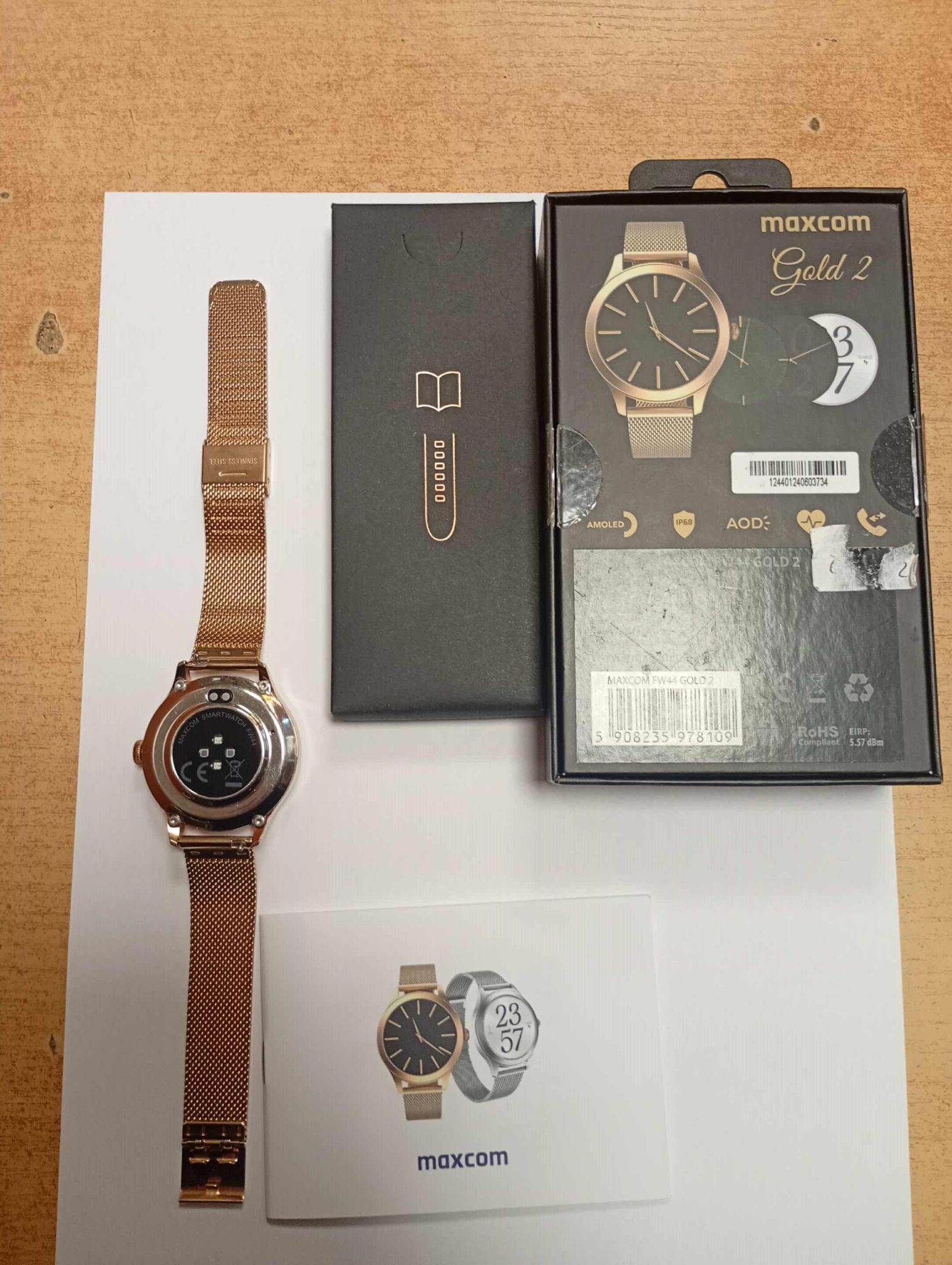 Smartwatch MAXCOM FW44 GOLD 2 Komis Krosno Betleja - obrazek 2