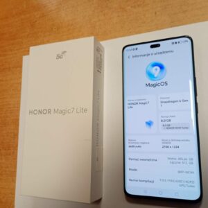 Smartfon HONOR Magic 7 Lite 5G 8/512GB Titanium Black NOWY! Komis Krosno Betleja