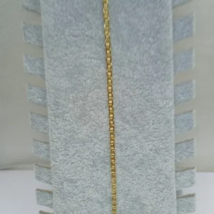 Złota, nowa bransoletka pr.585, dł.19 cm, w. 1,59 g Komis Madej Krosno Lewakowskiego