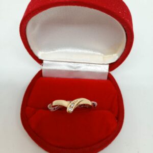 Złoty pierścionek p.585, rozmiar 20, waga 1,50 g Komis Krosno Betleja