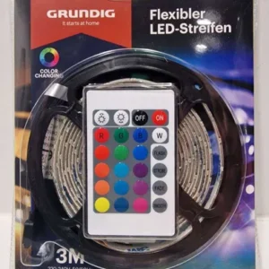 Elastyczna taśma LED Grundig 180LED 3m RGB +pilot | Czeladź