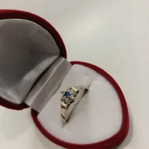 Pierścionek białe złoto pr. 585 Komis Madej c.