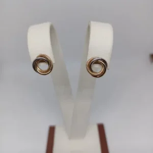 Złote kolczyki 585 w. 1,15g Komis Madej sc.