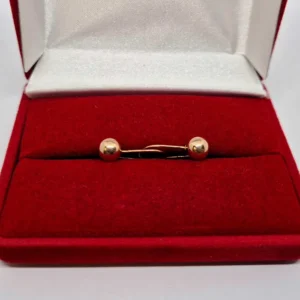 Kolczyki złote 0,77 g, złoto 14 KT, Komis Jasło Czackiego