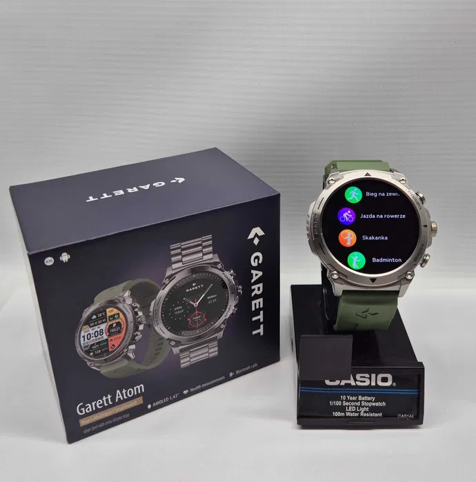 Smartwatch Garett Atom, gwarancja, Komis Jasło Czackiego - obrazek 3