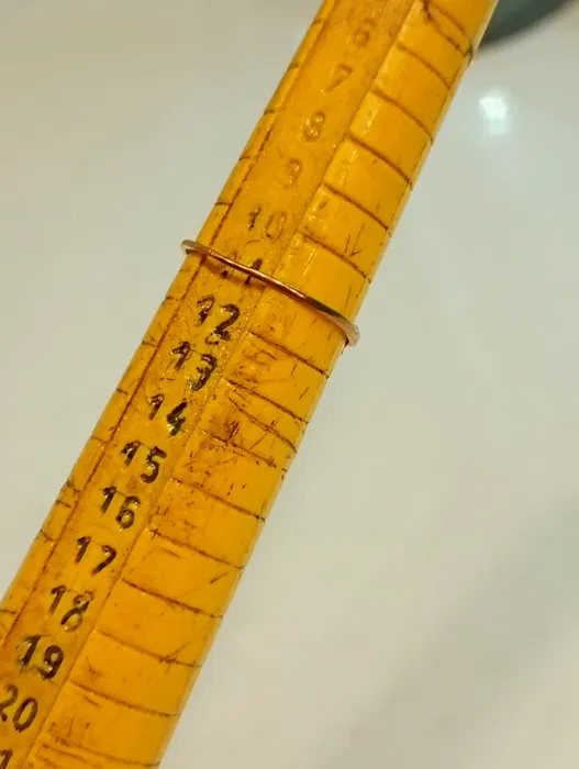 Pierścionek 585 / 0,72g / r.11 Komis Madej sc. - obrazek 2