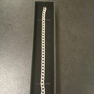 Srebrna Bransoletka pr.925 19,44g dł.19cm szer.6mm-Komis MADEJ Dębica