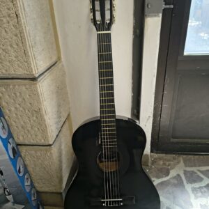 Gitara klasyczna do nauki gry Craftman 3/4 czarna+zestaw kostek+pokrowiec+naciąg Komis Krosno Betleja