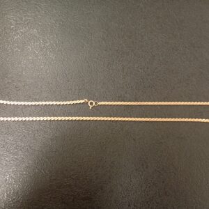 Złoty łańcuszek p.583, waga 14,14g długość 50cm -Komis MADEJ Dębica