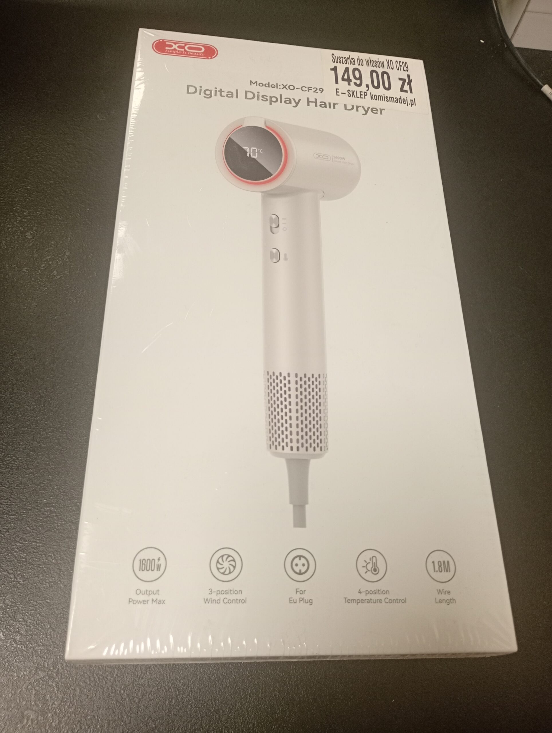 Suszarka do Włosów XO CF29 1600W-Komis MADEJ Dębica