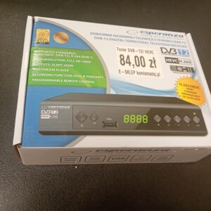 Dekoder+pilot DVB T2/HEVC Esperanza-Komis MADEJ Dębica