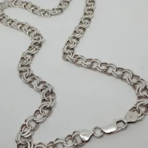Piękny srebrny łańcuch ze srebra 925 38,04g 50cm Komis Madej Tarnów