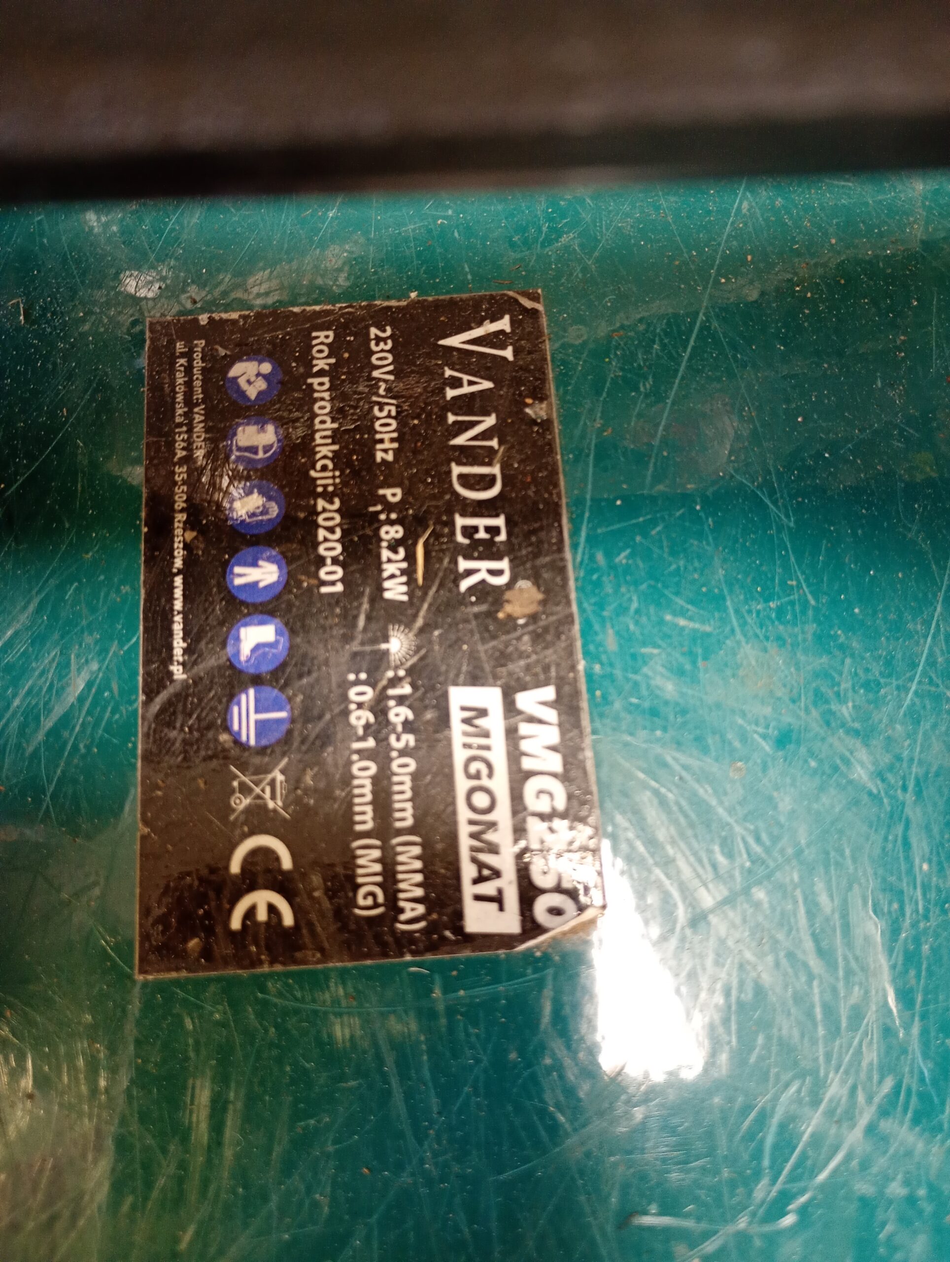 Spawarka migomat spawalniczy 250A VMG250 Vander-Komis MADEJ Dębica - obrazek 2