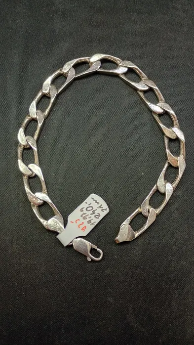 Srebrna bransoletka 925 19,97g 21cm Komis Madej Tarnów