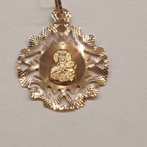 Wisiorek złoty /Matka Boska/ 14 k /585/ 1,01 g. - Madej Gorlice Mickiewicza -