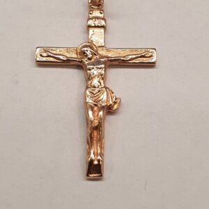 Wisiorek złoty /krzyżyk/ 14 k /585/ 3,61 g. - Madej Gorlice Mickiewicza -