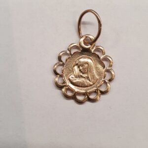 Wisiorek złoty /Medalik/ 14 k /585/ 1,27 g. - Madej Gorlice Mickiewicza -