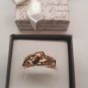 Pierścionek złoty 14 k /585/ 2,51 g R 22 - Madej Gorlice Mickiewicza -