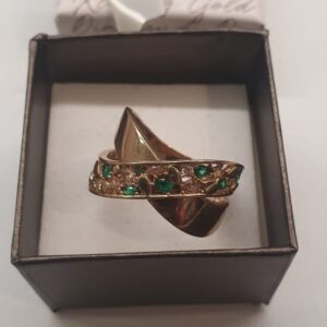 Pierścionek złoty 14 k /585/ 5,23 g R 22 - Madej Gorlice Mickiewicza -