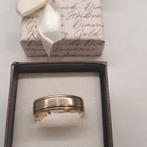 Obrączka złota 14 k /585/ 4,53 g R 22 - Madej Gorlice Mickiewicza -