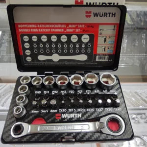 WÜRTH 0965 11 310 – NOWY zestaw nasadek i bitów 1/4" MINI 31 elementów z grzechotką | komis Madej Tarnów