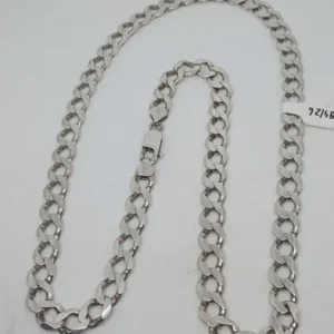 Srebrny łańcuch pancerka 925 48,52g 60cm Komis Madej Tarnów